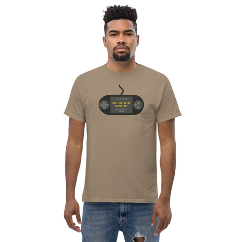 "Will You Be My Player 2" Geeky Valentine's Tee